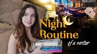 My Night Writing Routine 📖🕯️pen pals, poetry, working on my novel | A Cozy Writing VLOG
