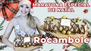 Especial de Natal | Rocambole fofinho e delicioso de doce de leite com nozes