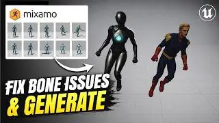 Mixamo to Unreal Engine | Fix Root Bone Issues & Retarget Animations