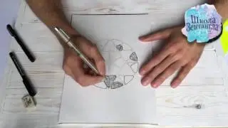 Как нарисовать мандалу.
