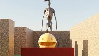 Robot Pacman vs. Sirenhead [The Minecraft Battle]