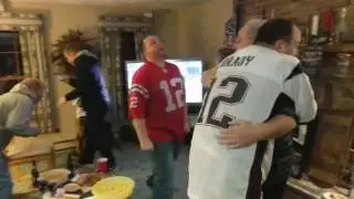Patriots vs Falcons fan reaction video - Super Bowl LI