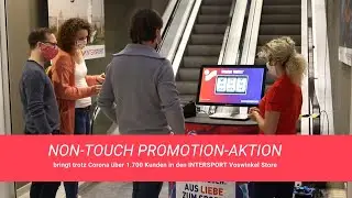 855 Kunden pro Tag bei berührungsloser Promotion-Aktion für INTERSPORT