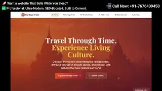 Website Design for Cultural & Heritage Tour Operators
