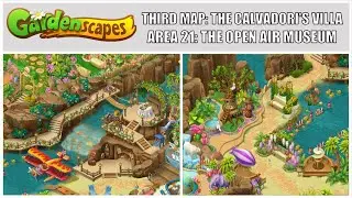 Gardenscapes: New Acres Gameplay Part 19 - Restoring Area 21: The Open Air Museum