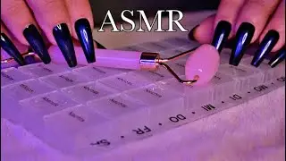 ASMR Tapping, Scratching & Jade Rolling.. (No Talking)