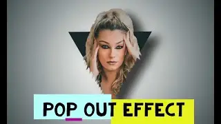 #14 How to give triangle pop out effect and create a brush | Adobe Photoshop cc 2020 | tutorial.