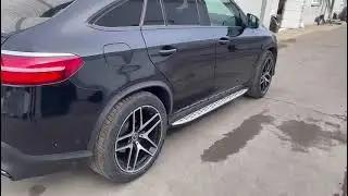 Пороги на Mercedes GLE Coupe C292 установка