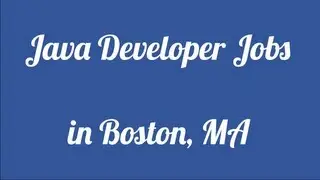 Java Developer(s) Jobs in Massachusetts
