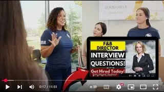 Food and Beverage Director Interview Questions and Answers | How To Ace Your Interview Questions