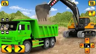 Construction Vehicles 3D - Ultimate Sand Excavator Simulator 2024 | Realistic Android Gameplay"