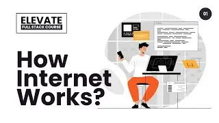 ▫️How Internet Works? FE, BE, DB, DNS, CRUD, MERN, Domain, etc. | Elevate Course Ep.01