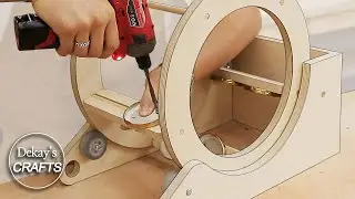 woodworking storage idea! / spinning wheel screw storage