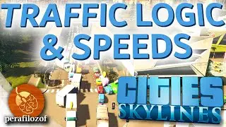 🚗 How Traffic logic works and Road speeds in Cities Skylines | Gameplay Tips #3