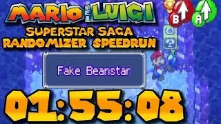 Mario & Luigi Superstar Saga Randomizer (No ER) in 1:55:08 (World Record)