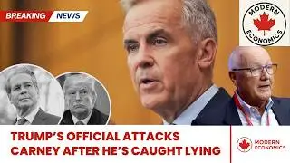 JUST IN: Trump Official MELTS DOWN After Carney Exposed His Lie on TV