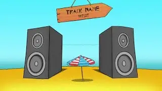 Summer Beach Music Visualizer Free Download | After Effects Template| No Copyright | Motion Template
