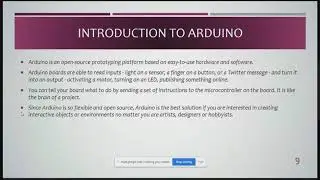 WEBINAR ON ARDUINO, EMBEDDED SYSTEMS AND RASPBERRY PI ( DAY1)