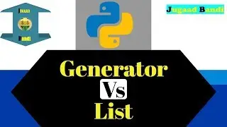 Generator vs list || Python tutorial