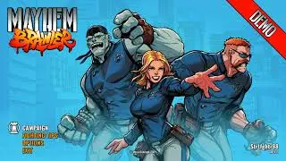 Mayhem Brawler Demo Full Gameplay