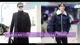 KUMPULAN FOTO SEHUN SAAT DI BANDARA