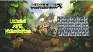 THE UNLIMITED NETHERITE FARM | MCPE UPDATE 2021 | FARM #2