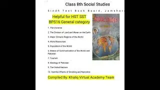 sst | sst important mcqs | spsc | sst new update | sst preparation