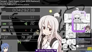 12.57 ⭐Dash Hopes +DT 2❌450bpm 😳