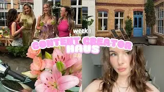 CREATOR HAUS | WG Leben in Berlin, Events, Girls Night Out🪩✨| YKONIC STUDIO VLOG 1 | minimalromi