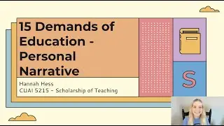 My 15 Demands of Education - Personal Narrative & Insight into my Teaching Philosophy