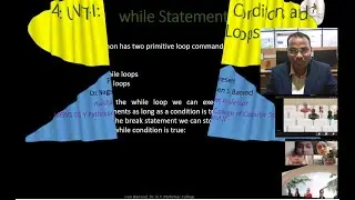 9 lect looping conditions  while loop and for loop in python with practical's in colab