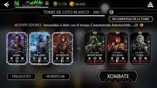 Torre Loto Blanco 🪷 | Batalla Fatal 200 | Mortal Kombat Mobile