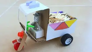 How to make matchbox tuk tuk- an amazing home made rickshaw