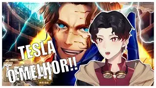 REACT VTUBER - Princípio da Criação | Nikola Tesla(Shuumatsu no Valkyrie) | Tekkai