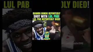 Quando Rondo and Lul Pab Before They Were Hit By Bullets