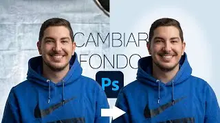 CAMBIAR FONDO en PHOTOSHOP | Sustituir fondo de estudio Photoshop | Tutorial Photoshop