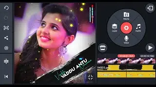 how to make lovefailure lyrical video kinemaster in telugu | create whatsapp status lyrically video