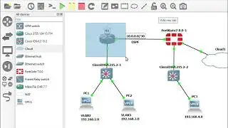 Fortigate VS Cisco || OSPF (Open Shortest Path First) Routing Configuration