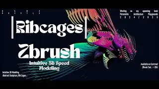 Dana Krystle | [Download] Intuitive 3D Modeling | Abstract Sculpture |  RIB CAGES | DANA KRYSTLE