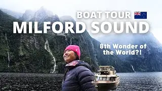 Milford Sound: Epic New Zealand Boat Cruise & Waterfalls!🌿🚢
