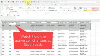 Teach Excel to read out loud