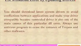How to Fix Wmasf.dll Error on Your System