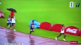Natabua wins the Sub-Junior Girls 4x400m relay final (Coke Games 2026)