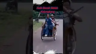 Warkop DKI Lucu - Naik Becak malah Kejengkang