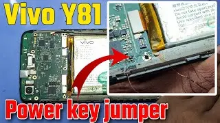 vivo y81 power key jumper solution | vivo power button problem solution | power key jumper solution