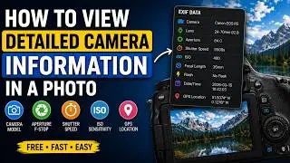 How to View Detailed Camera Info in a Photo (EXIF Data Explained)