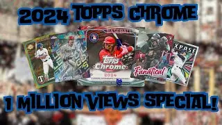 CELEBRATING 1 MILLION VIEWS: TOPPS CHROME MONSTER BOX