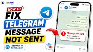 How to Fix Telegram Message Not Sent Problem | Telegram Messages Not Sending | Fix It Now!