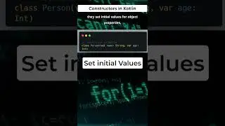 26. Kotlin Constructors Made Easy in 1 Minute! 🎓 | BackToCoding Shorts