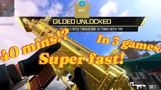 Fastest most efficient way to unlock any gilded/gold weapon in Mw3!
